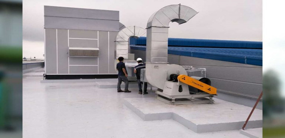 Lắp đặt tủ quạt hút khói , tăng áp cho nhà máy ENKEI – KCN Bắc Thăng Long – Hà Nội