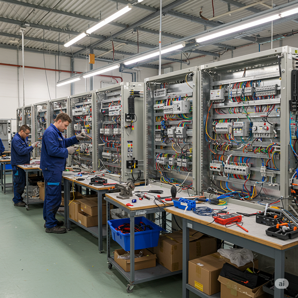 Lắp đặt tủ điện, cảm biến hệ nấu và lên men bia Eresson - KCN Quang Minh – Hà Nội